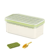 ice cubes making trays silicone reusable ice cube box for fridge double layers ice making tools for home