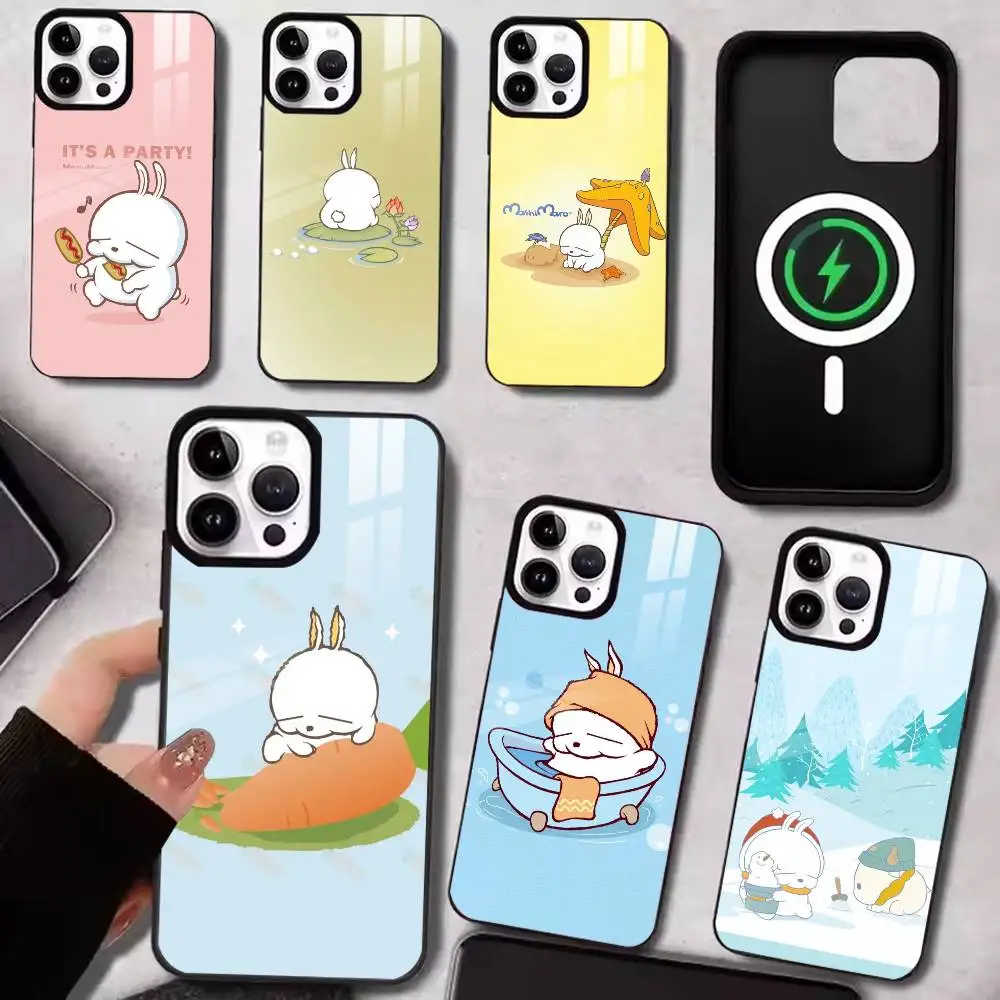 Фото Чехол для телефона Healing-style M-mashiMaro для iPhone 15, 16, 17, 14, 13, 12, 11 Plus, Pro, магнитный, для беспроводной зарядки №1