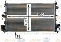 

8MK376700-351 for engine water radiator VECTRA C 0208 Z16XEP