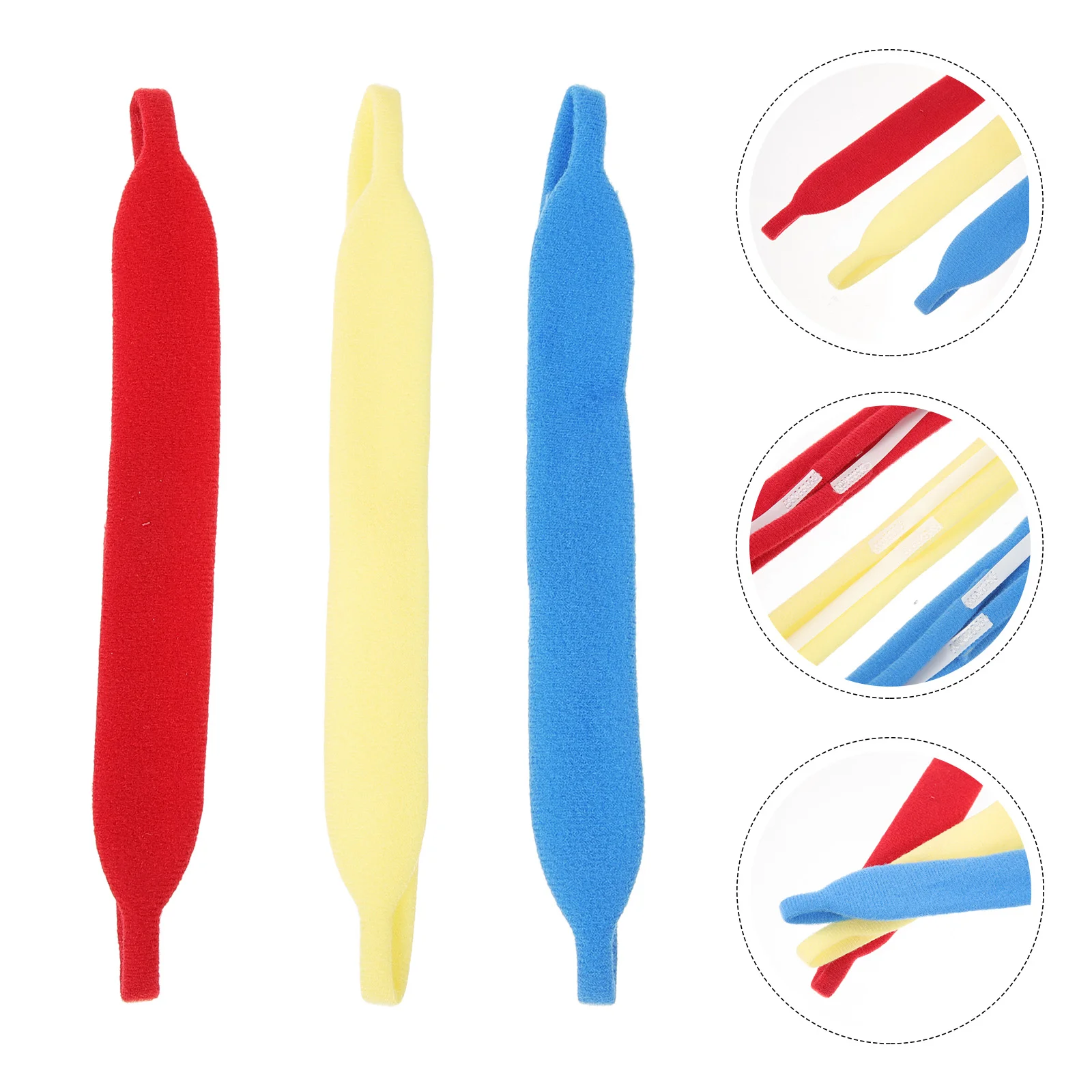 

3 Pcs Neck Trachea Protectors Breathable Tracheostomy Band Portable Fixing Bands Patients Supplies Nylon Straps Tube Holder