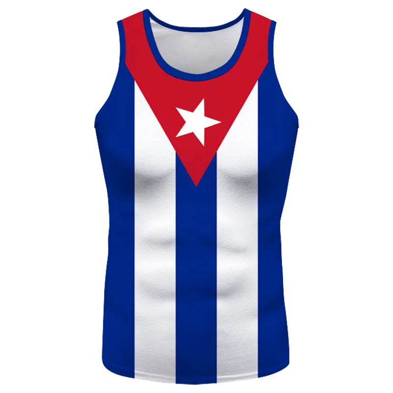 Футболка кубинская без рукавов с надписью «сделай сам»