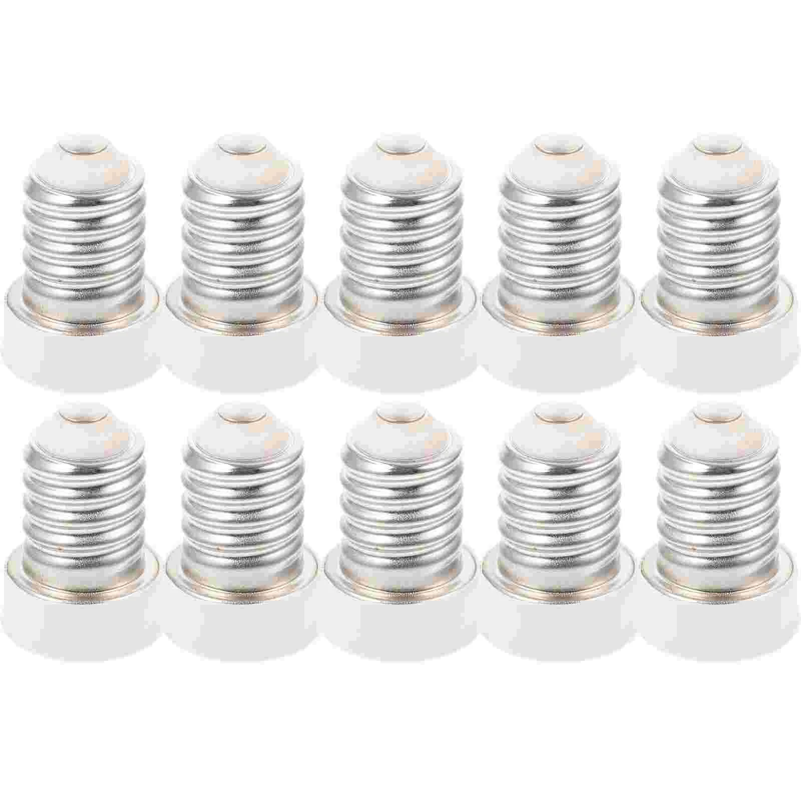 

10pcs Practical Bulb Socket Adapters Bulb Socket Adapter Bulb Adapters Adapter Bulb Socket Converters