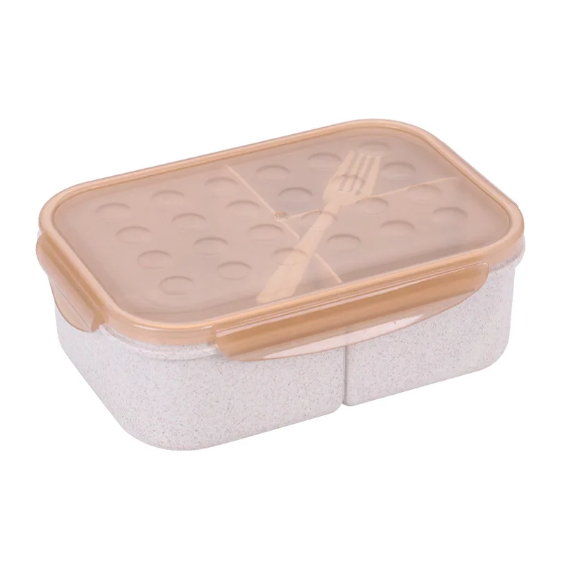 

Wheat Straw Lunch Box BPA Free Bento Boxes Microwave Dinnerware Food Storage Container Soup Cup Lunch Box for Kids