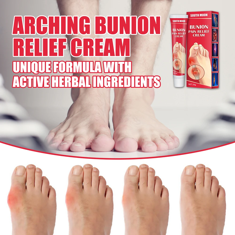 

20g Bunion Pain Relief Ointment Joint Toe Pain Cream Bunion Gout Pain Relief Stiffness Inflammation Treatment Arching Treatment