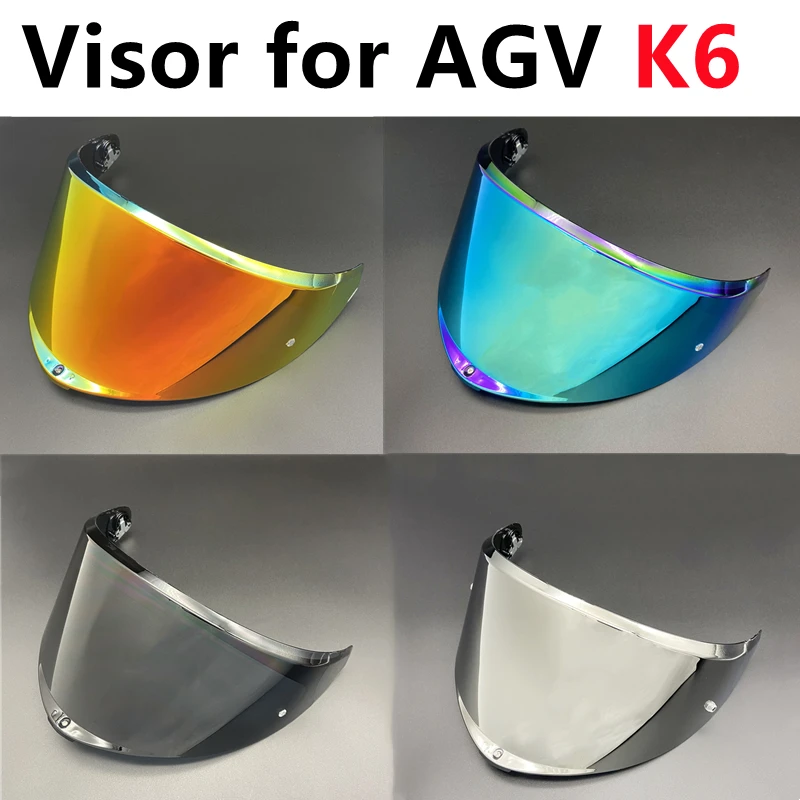 Защитный козырек для мотоциклетного шлема AGV K6 K6S, сменный козырек для лобового стекла, защита от ультрафиолета, аксессуары для шлема