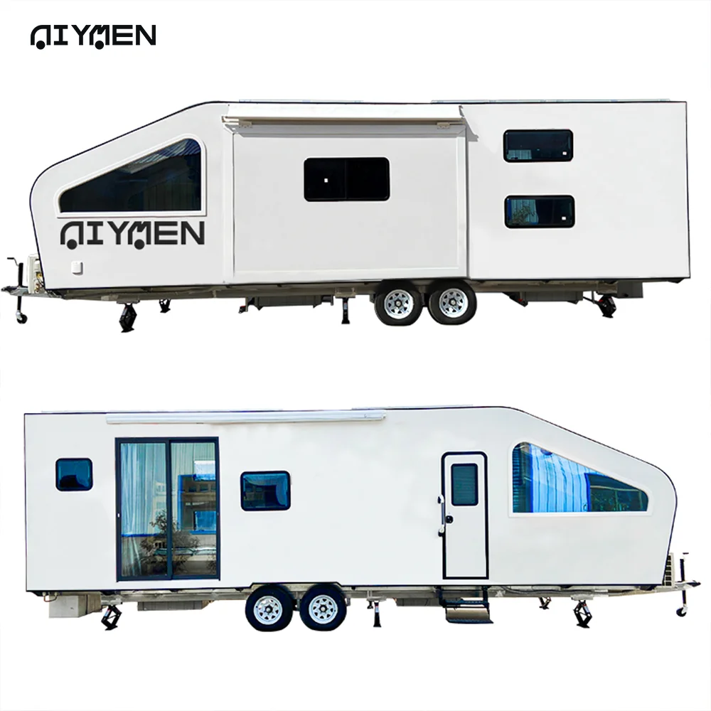 AIYMEN Китай Destination Автомобиль для отдыха Rv Дорожные прицепы Полуприцеп Стандарт