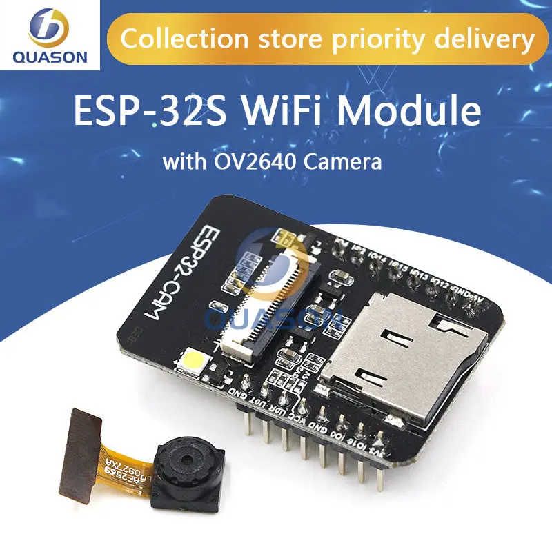 ESP32-CAM модуль ESP-32S с поддержкой Wi-Fi ESP32, макетная плата 5 в с Bluetooth и модулем камеры OV2640, с поддержкой Wi-Fi и ESP32 ESP32-CAM модуль ESP-32S с поддержкой Wi-Fi ESP32, макетная плата 5 в с Bluetooth и модулем камеры OV2640, с поддержкой Wi-Fi и ESP32