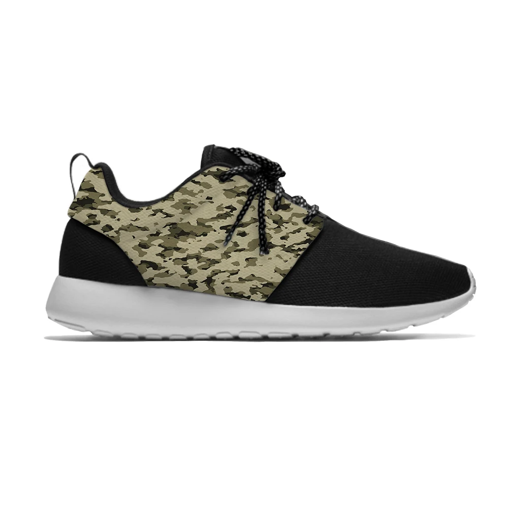 

Digital Desert Camouflage Pattern Fashion Novelty Sport Running Shoes Casual Breathable Lightweight 3D Print Men Women Sneakers