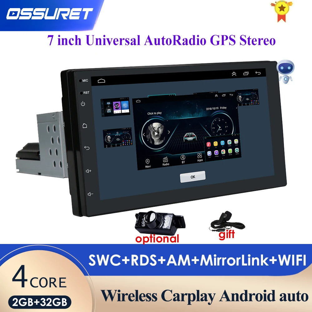

Автомагнитола 2 Din, Android 10, мультимедийный плеер для Nissan, Hyundai, Kia, Toyata, Chevrolet, Ford, Suzuki, Mitsubishi, Carplay, BT