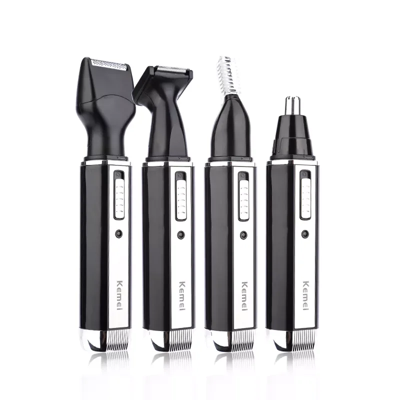 

4 in 1 Electric Nose Trimmer Painless Women Rechargeable Ear Hair trimming sideburns eyebrows Beard hair clipper cut Shaver