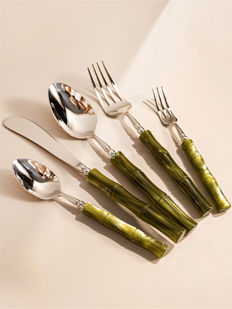 

Набор столовых приборов KUBAC синего цвета из нержавеющей стали