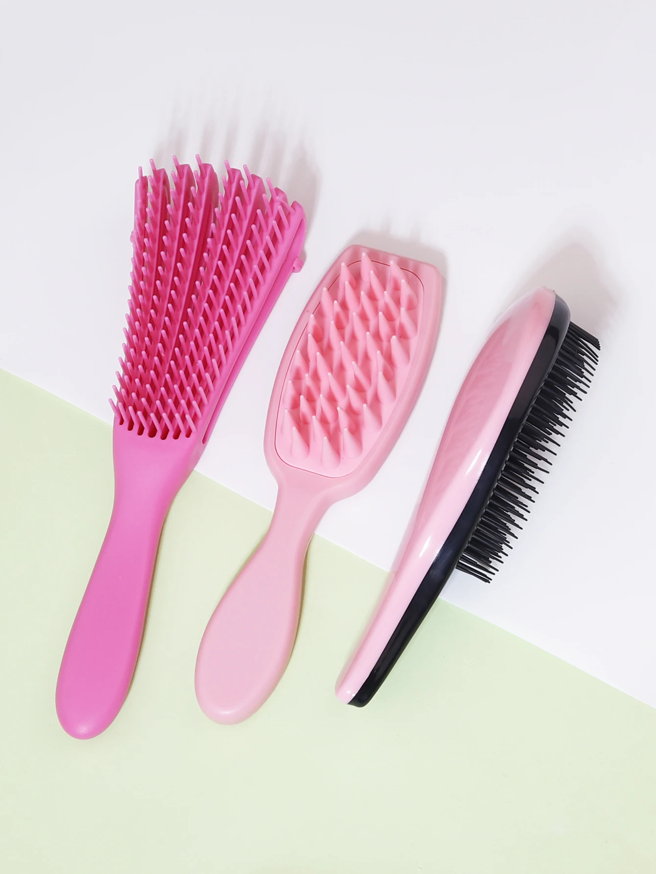 3 шт. пластиковые Антистатические Массажные щётки для волос