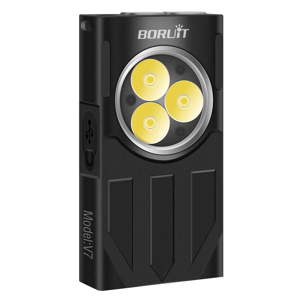 

BORUiT V7 1100LM Фонарик-брелок
