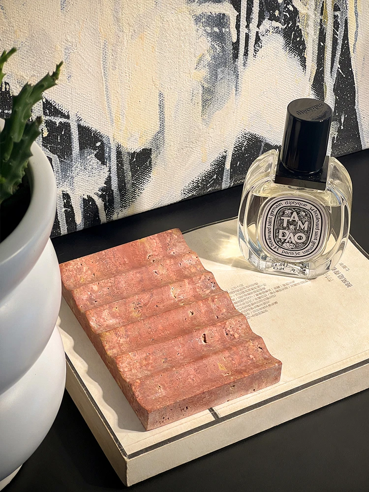 Wabi-Sabi-Creative Лоток для хранения мыла ванной комнаты Мраморный дренажный лоток