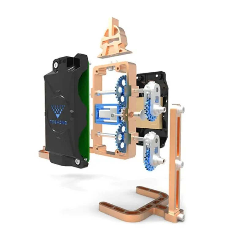 Teching пешеходный робот набор для сборки двигателя полностью Металлическая