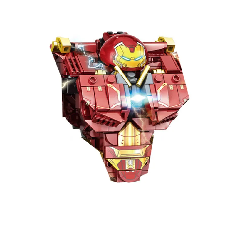 

9018 Anti Hawk Armored Steel Man Robot Armor Model Children's Assembly Building Block Toy Box