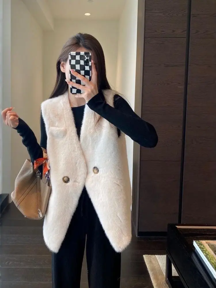 2024 новинка осени и зимы защита окружающей среды имитация норки кашемира меховой