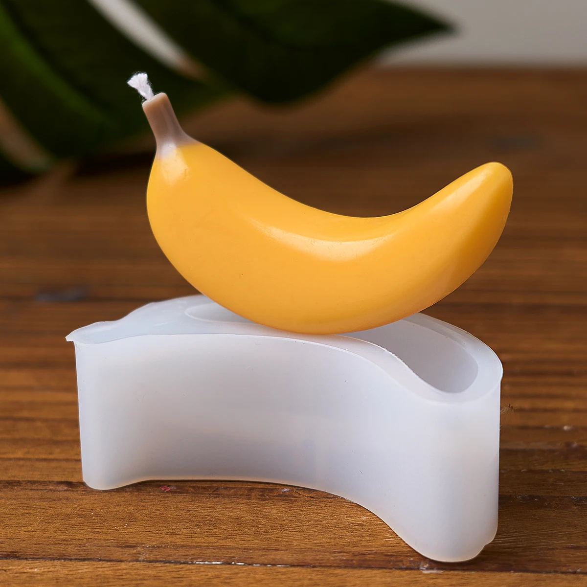 3D силиконовая форма в виде банана яблока груши свечи искусственная смола
