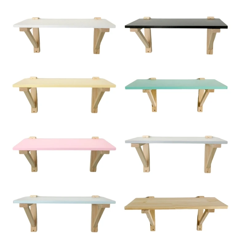 

Деревянная настенная полка в скандинавском стиле, украшение для детской комнаты, красивый стеллаж для хранения, плавающие полки для дома