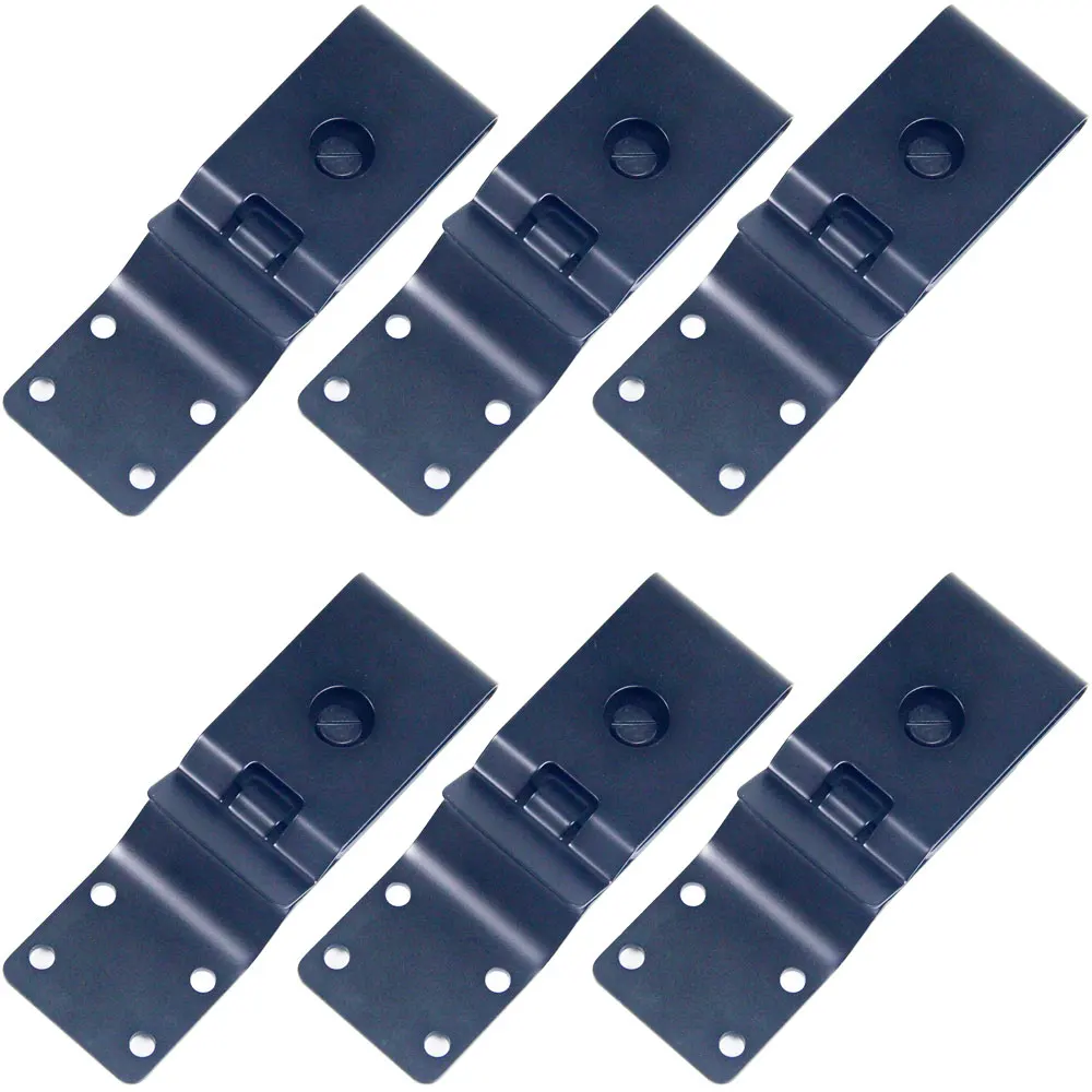 6 шт. поворотные металлические зажимы для ремня QingGear