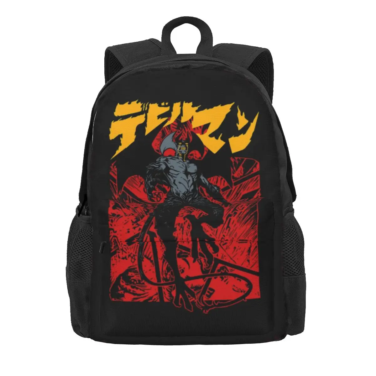 

Рюкзак Devilman Crybaby с рисунком аниме, дышащие школьные ранцы с графическим принтом манга-Кира фудо, для кемпинга