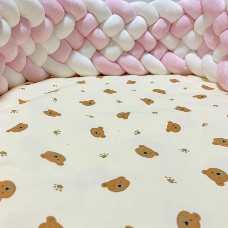 Длинная плетеная Подушка 2 м 3 детская мягкая подушка-бампер ручной работы с 6