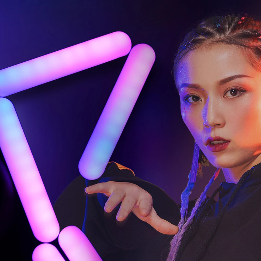 

Складной RGB цветной светодиодный светильник 10 Вт, освесветильник для фотосъемки и видеосъемки 3000-6000K, диммируемая лампа для прямой трансляц...