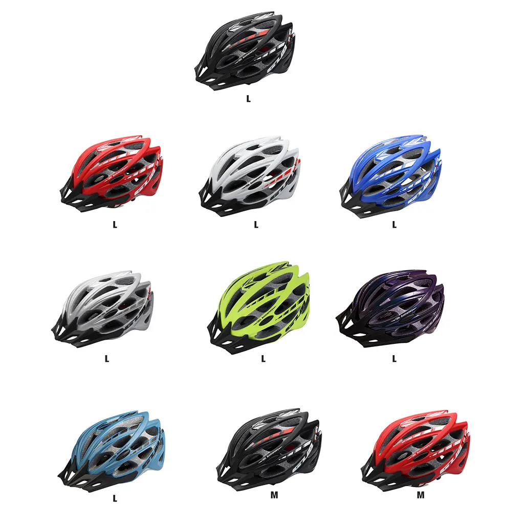 

30hole Bike Helmet Outdoor Integrally-Molded Shock Absorption Riding Cycling Helmets Detachable Safety Hat Black L