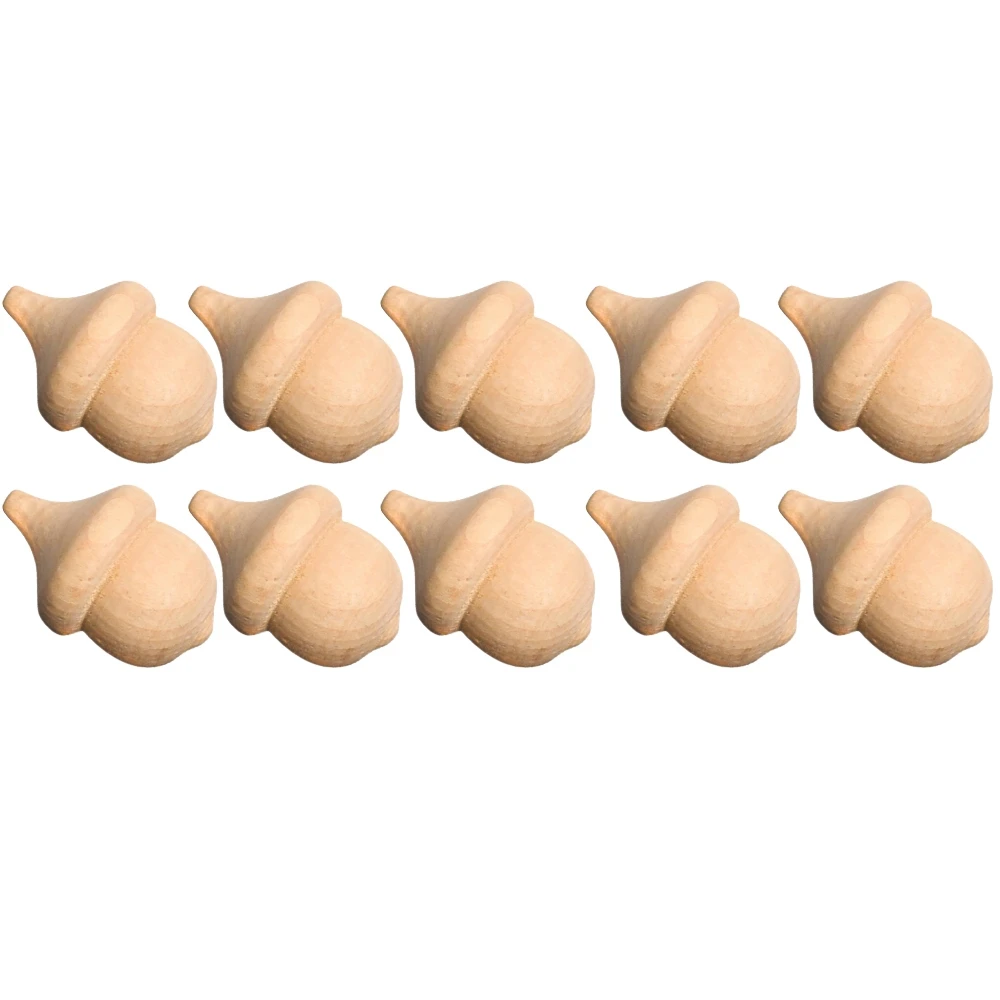 

Early Education Toys Ins Wood White Blank Teaching Aids Wooden Mushroom Head Kindergarten Wood Embryo DIY Wooden Dolls F