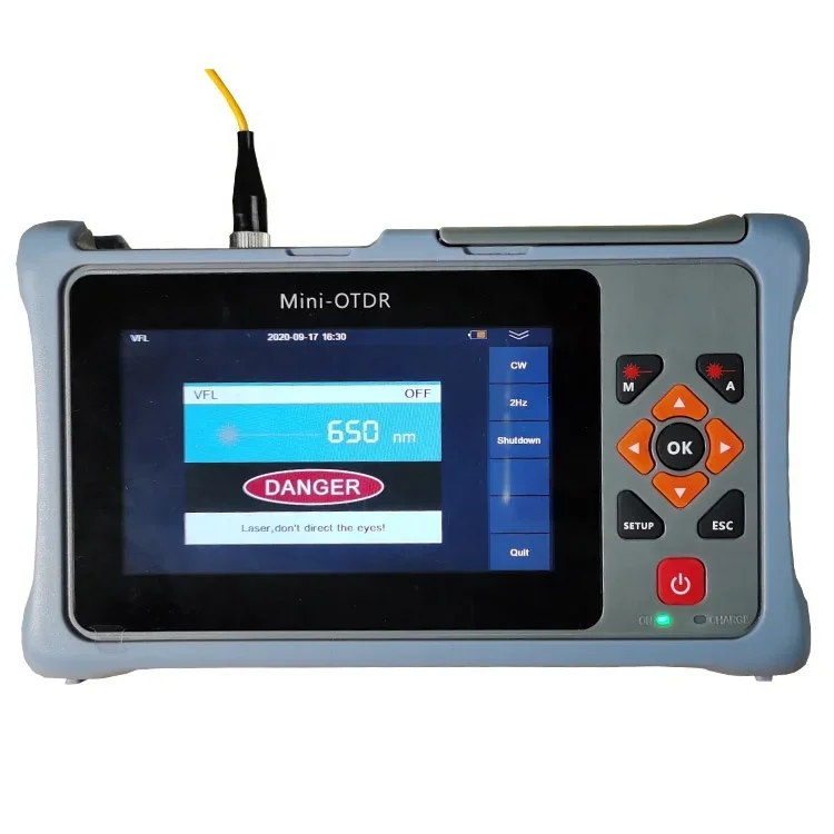 26/24 дБ Smart mini otdr оптоволоконный тестер sm iolm сенсорный экран 1310/1550 нм