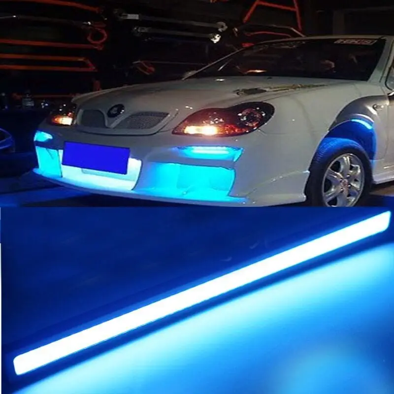

COB дневные ходовые огни, противотуманные автомобильные DC 10V-12V DRL Внешние детали ПК
