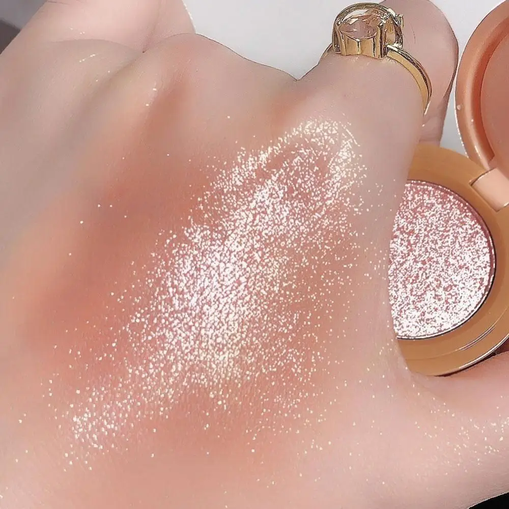 Мода 3 в 1 Румяна Палитра контур хайлайтер пудра стойкие мерцающие тени для век