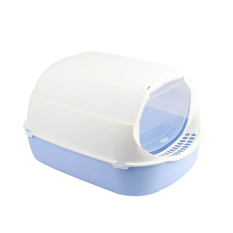 

2022New Fully Enclosed Cat Potty Pet Litter Box Deodorant Kitty Splash-proof Toilet Indoor Cleaning Sand Potty Cleaning Cat Supp