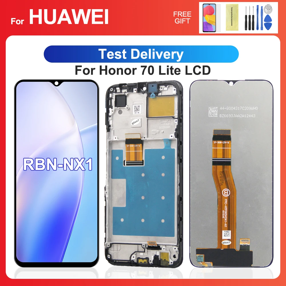 OEM для HUAWEI Honor 70 Lite 6 5 ''для RBN-NX1 ЖК-дисплей сменный преобразователь сенсорного
