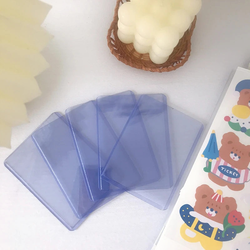 

5pc Star Card Holder Kpop Photocards Transparent Outer Layer Protection Card Film Protector Idol Photo Sleeves School Stationery