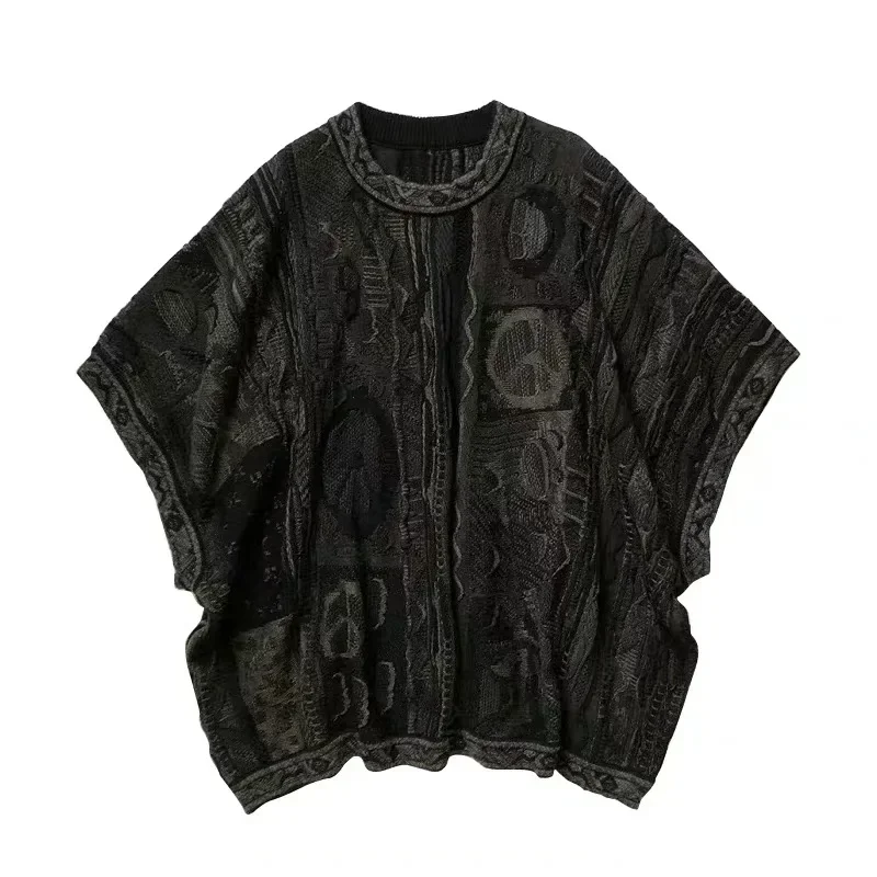 Non KAPITAL антивоенный цветной свитер для тяжелой промышленности в стиле ретро