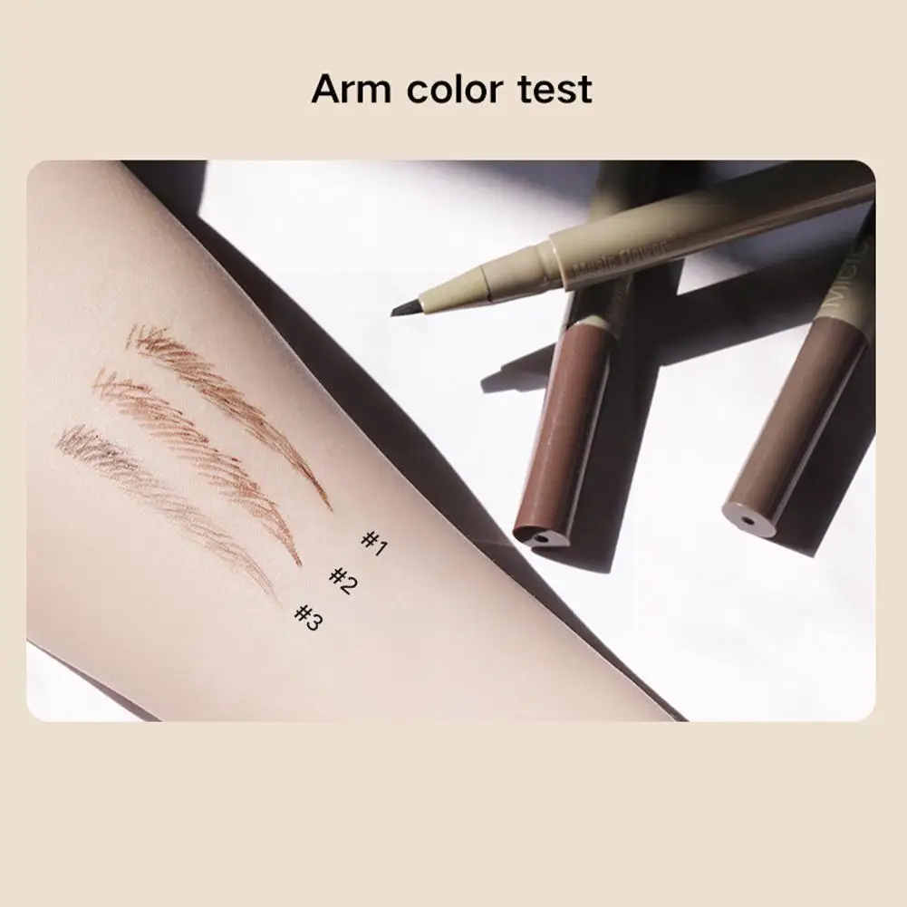 

Microblading Effect Eyebrow Ink Pen Fork Tip 3d Makeup Pen Pencil Waterproof Eyebrow Eyebrow Lasting Penci Long Liquid Brow O2b5