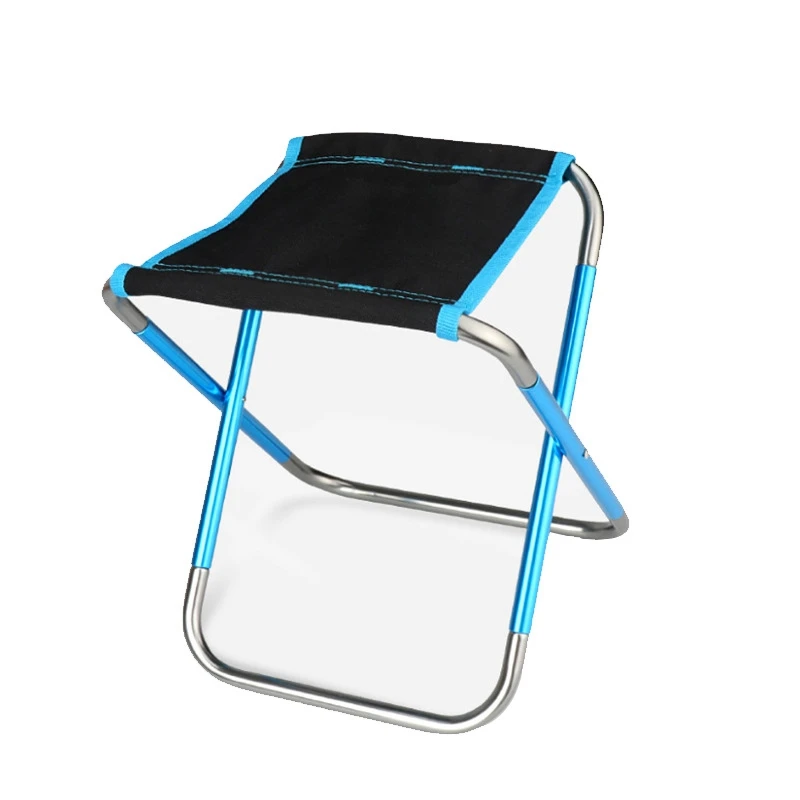 

Outdoor Folding Fishing Aluminum Chair Stool Ultra Light Weight Portable Camping Fishing Picnic Chair
