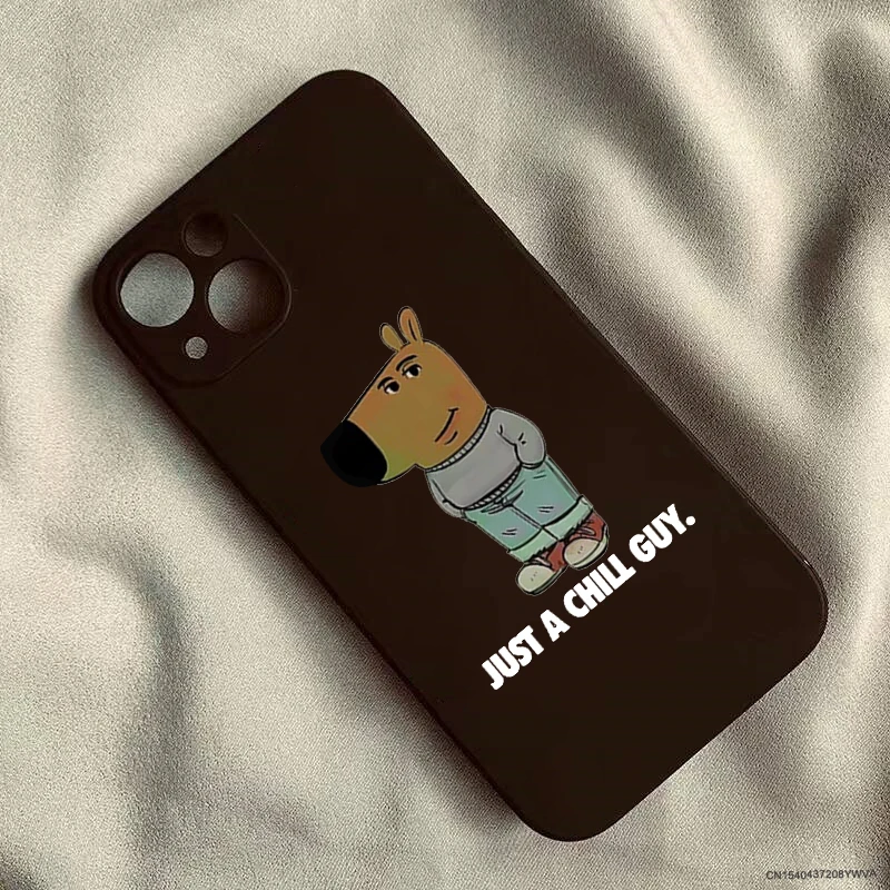 Чехол для телефона Cartoon I'm Just A Chill Guy для iPhone 14 16 15 Pro Max 11 13 12 Mini X XR XS 7 8 Plus Dog Мягкий силиконовый чехол Fundas (art.: 3920cbab0dd04) - 3920cbab0dd04