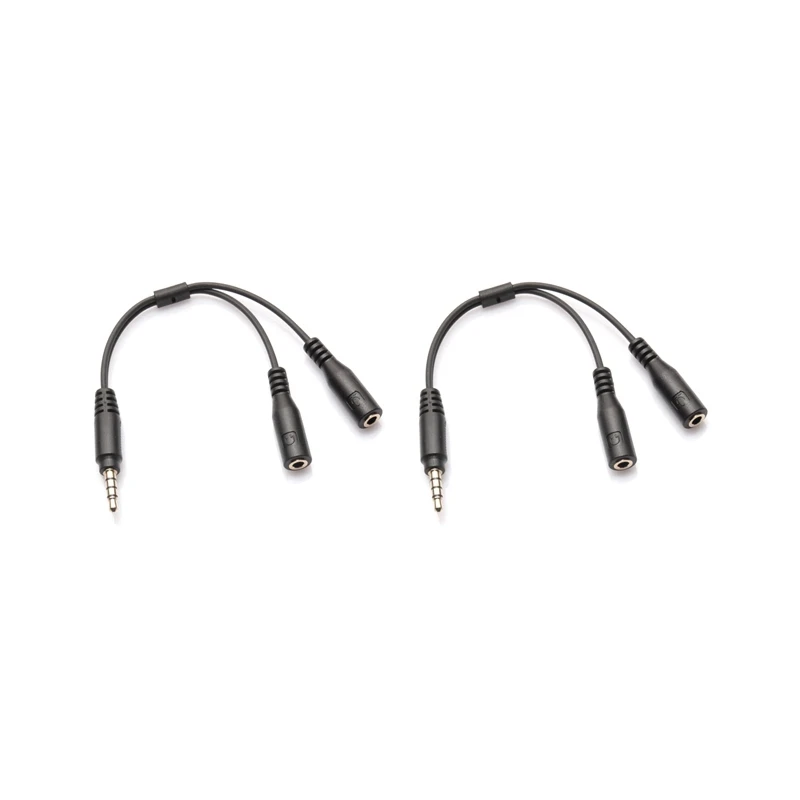 RISE-2X Lavalier Mobile Phone Microphone Recording Karaoke Small Microphone With 3.5 Audio Cable For Interview Conference