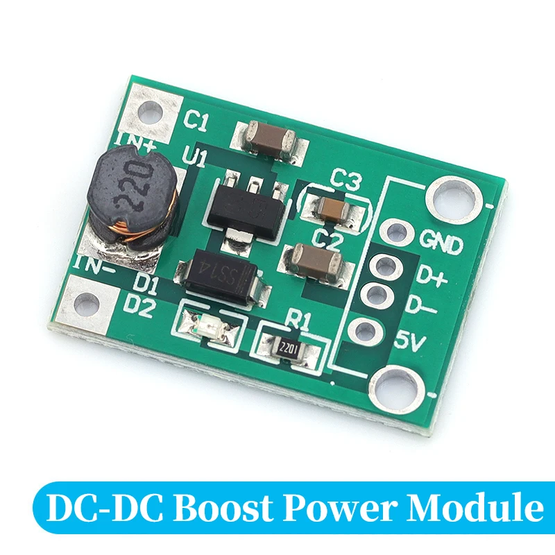 

Javino 1 шт. 0,9 В ~ 5 В до 5 В 600 мА USB зарядное устройство повышающий модуль питания мини DC-DC повышающий преобразователь зеленый