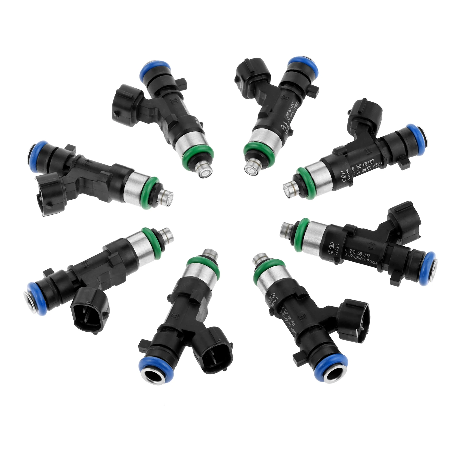 

Топливный инжектор 0280158007 для Nissan NV2500 NV3500 TITAN Pathfinder Armada 2005-2004 INFINITI QX56 2012 л V8, 8 шт.