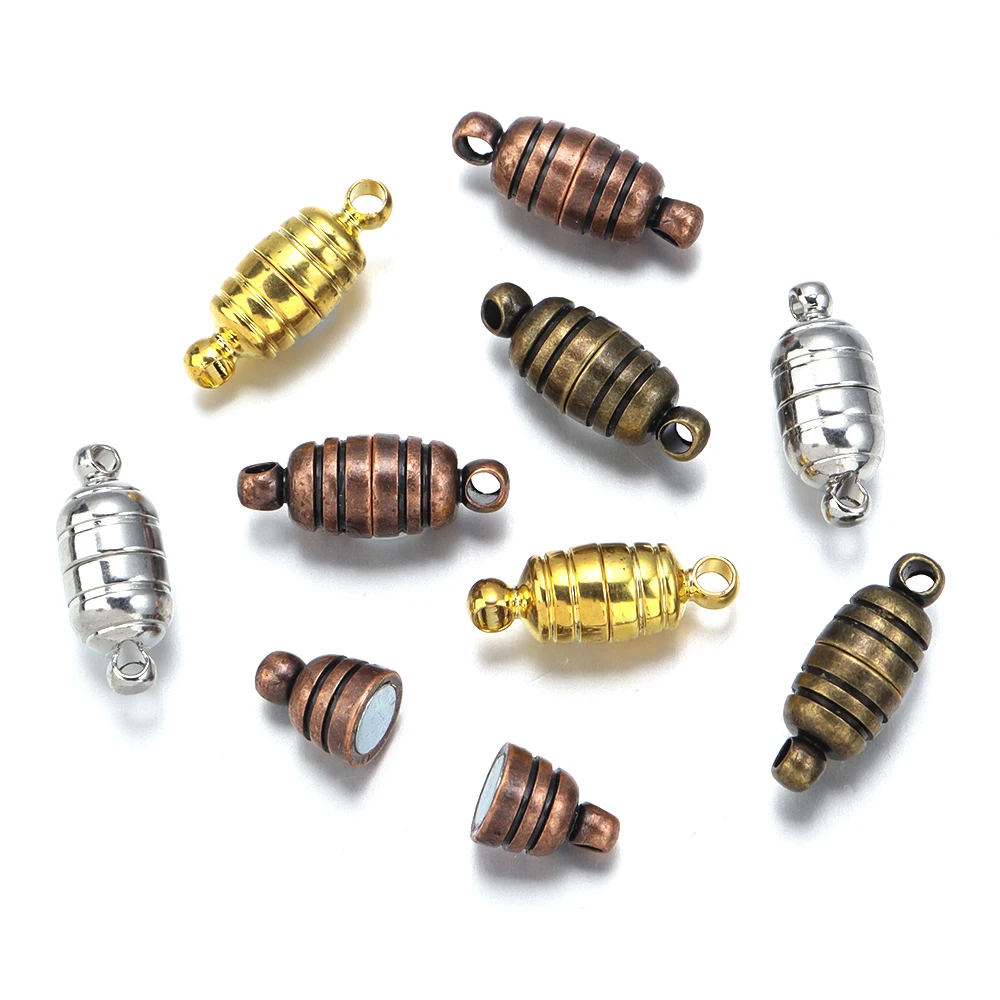 5 компл./лот медные сильные магнитные застежки металлические круглые пряжка