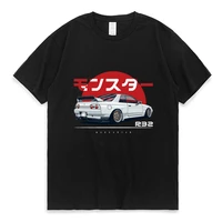 monster skyline r32 gtr vintage funny print tees men college style oversized comfortable t shirt male summer fashion t shirt top