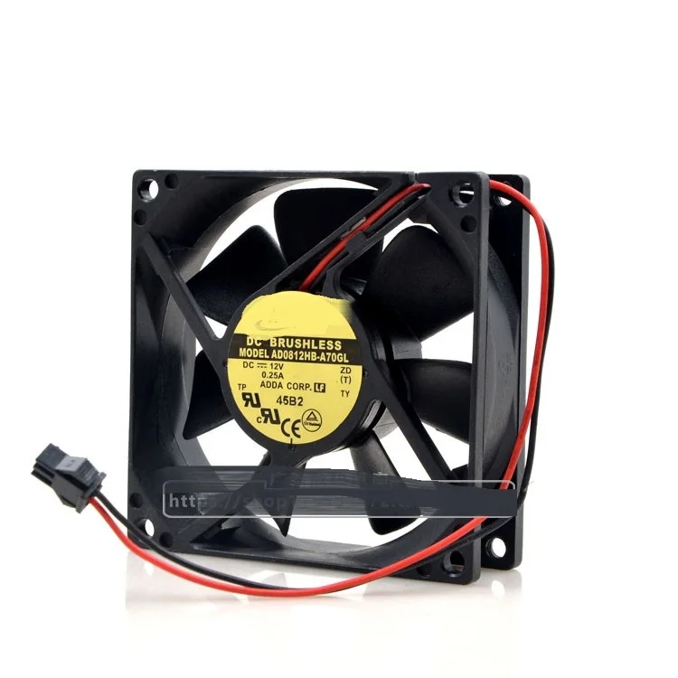 

New original AD0812HB-A70GL 8025 8CM 12V 0.25A chassis cooling fan