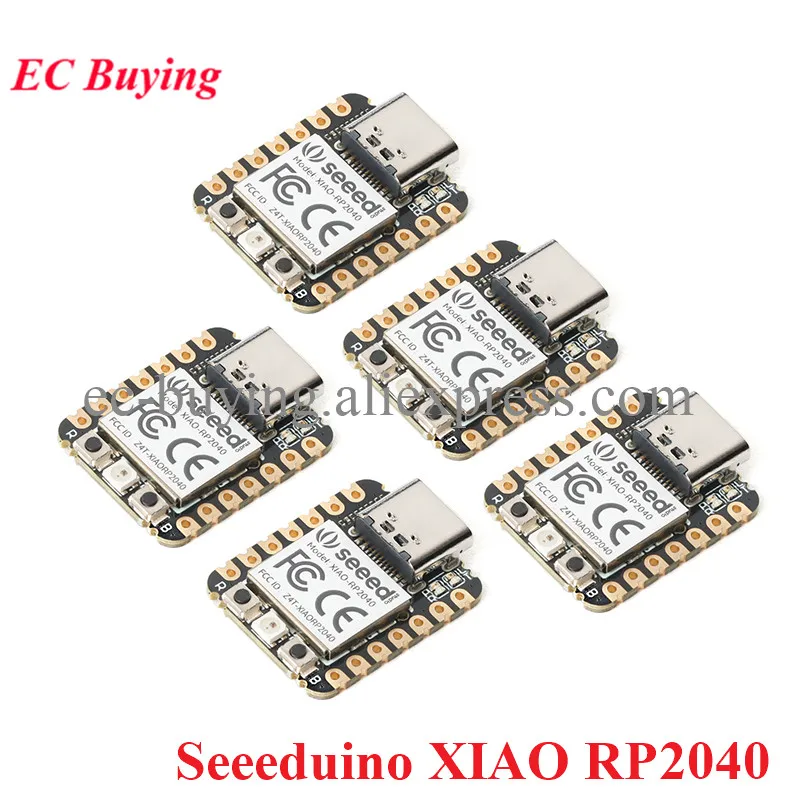 

5pcs/lot Seeed Seeeduino XIAO RP2040 Raspberry Pi RP2040 Chip Development Board Module For Arduino/MicroPython/CircuitPython