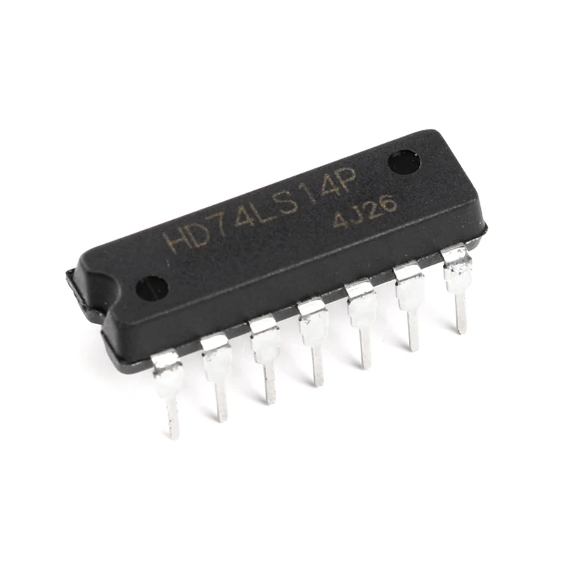 

10PCS/Pack New Original in-line 74LS14 six inverting Schmidt flip-flop DIP-14