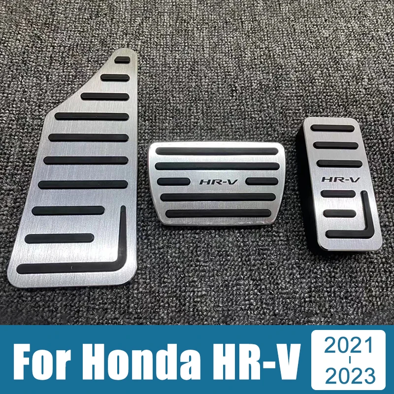 

Aluminum Car Foot Rest Pedal Accelerator Brake Pedals Pad Non-Slip Cover For Honda HR-V HRV HR V 2021 2022 2023 Accessories