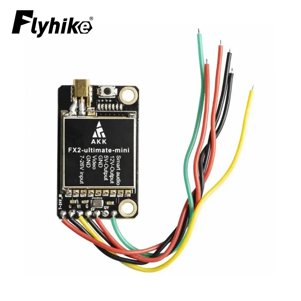 

AKK FX2 Ultimate Mini 5.8GHz 40CH 25mW/200mW/600mW/1200mW Switchable FPV Transmitter for RC FPV Racing Drone RC Quadcopter