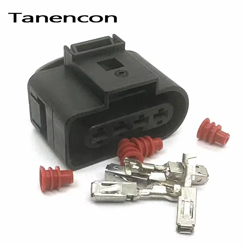 

1/5/10 комплектов, 4-контактный автомобильный цилиндр, гнездовой разъем, вилка катушки зажигания 8K 0973724 Для VW Audi Golf Passat Bora Motor